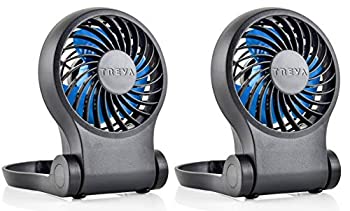 【中古】【輸入品・未使用】Treva ミニUSBポータブルファン 2 PACK USB FAN FD35021A