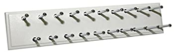 【中古】【輸入品・未使用】Easy Track RA1200 Tie and Scarf Rack White 20 Hooks