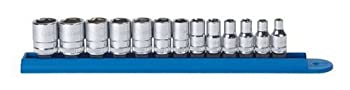 【中古】【輸入品・未使用】KD Tools KDT80302 13 Piece 1/4 Inch Drive 6 Point Standard Metric Socket Set