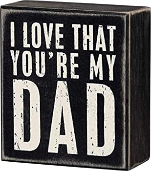 【中古】【39shop】【輸入品・未使用】(8.9cm★x 10cm You're My Dad) - Primitives By Kathy Box Sign 8.9cm by 10cm You're My Dad(新古品)|アトリエ絵利奈