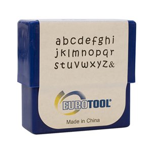 【中古】【輸入品・未使用】Aras Alphabet Stamp Set Lower Case 2mm 27 Piece Set by EuroTool