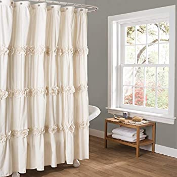 【中古】【輸入品・未使用】Lush Decor Darlaシャワーカーテン 標準 C12857P13-000