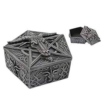 【中古】【39shop】【輸入品・未使用】バフォメットボックス★Baphomet PentagramTrinket Box（新古品）｜アトリエ絵利奈 15,800円