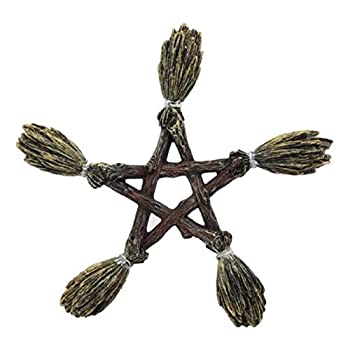 【中古】【輸入品・未使用】Wiccan and Witchcraft Broomsticks Pentacle壁装飾7?\