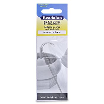 【中古】【輸入品・未使用】Beadalon Big Eye Curved Needles 3.5-Inch 2 Pieces by Artistic Wire