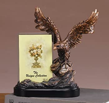 【中古】【39shop】【輸入品・未使用】ブロンズ仕上げイーグル画像フレーム(新古品)|アトリエ絵利奈