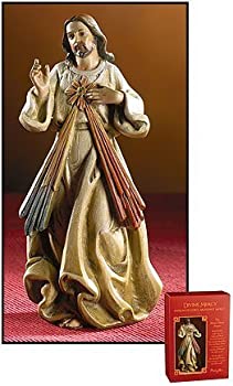 【中古】【輸入品・未使用】カトリック守護聖人像Resin Figurine with Prayerギフトボックス、4インチ レッド PC942