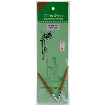 【中古】【輸入品・未使用】ChiaoGoo Circular 12-inch (30cm) Bamboo Dark Patina Knitting Needle; Size US 5 (3.75mm) 2012-5 by ChiaoGoo