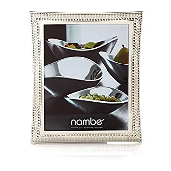 【中古】【39shop】【輸入品・未使用】Nambe★ビーズ写真フレーム 5インチ x 7インチ(新古品)|アトリエ絵利奈