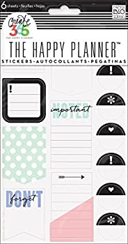 【中古】【39shop】【輸入品・未使用】me★& my BIG ideas Create 365 The Happy Planner Don't Forget Stickers 6 Sheets by Me & My Big Ideas(新古品)|アトリエ絵利奈
