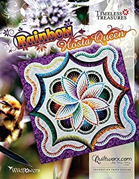 【中古】【39shop】【輸入品・未使用】Quiltworx★レインボー ホスタ クイーンパターン(新古品)|アトリエ絵利奈