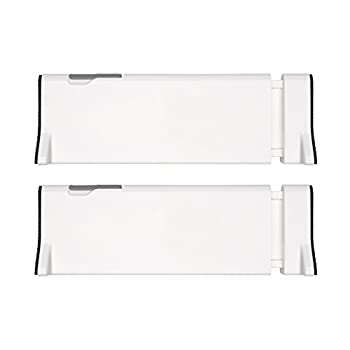 【中古】【39shop】【輸入品・未使用】OXO★13227200 グッドグリップ 拡張可能 ドレッサー引き出しディバイダー 2個パック ホワイト（新古品）｜アトリエ絵利奈