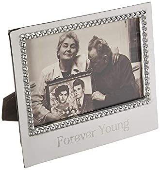 【中古】【輸入品・未使用】MARIPOSA Forever Young ビーズ4X6 フレーム、シルバー
