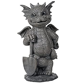 【中古】【39shop】【輸入品・未使用】Pacific★Giftware ガーデン ドラゴン グリーン 親指 ガーデナー ドラゴン 装飾 ガーデン アクセント 彫刻 ストーン仕上げ 高さ10インチ（新古品）｜アトリエ絵利奈