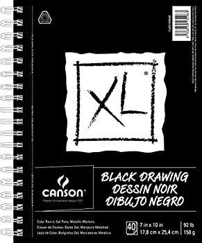 【中古】【39shop】【輸入品・未使用】CANSON★XLシリーズ ブラックドローイング。 7" x 10" 400100868(新古品)|アトリエ絵利奈