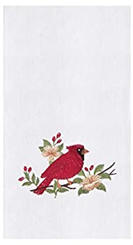 【中古】【39shop】【輸入品・未使用】C&F★Home C&F 刺繍 カーディナル ブロッサム フラワーサック ディッシュタオル 18インチ x 27インチ（新古品）｜アトリエ絵利奈