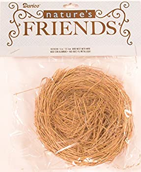 【中古】【39shop】【輸入品・未使用】Darice★鳥の巣 ワイヤー付き 5インチ 5インチ ブラウン（新古品）｜アトリエ絵利奈