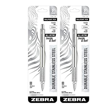 【中古】【39shop】【輸入品・未使用】Zebra★F-701 格納式ボールペン 0.7mm ブラックインク 上質 2-Pack（新古品）｜アトリエ絵利奈