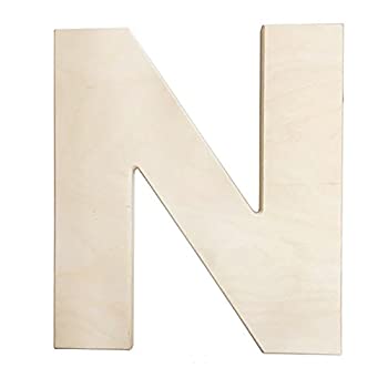 【中古】【39shop】【輸入品・未使用】Darice★U0993-A 太字無垢材文字 大文字A 12インチ ブラウン U0993-N（新古品）｜アトリエ絵利奈