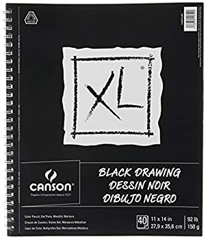 【中古】【39shop】【輸入品・未使用】CANSON★XLシリーズ ブラックドローイング。 11" x 14" 400074382（新古品）｜アトリエ絵利奈