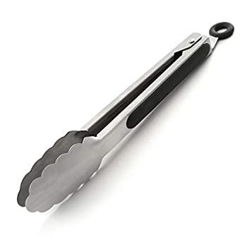【中古】【輸入品・未使用】Norpro 1965 22.9cm Stainless Steel Grip-EZ Locking Tongs