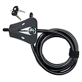 【中古】【輸入品・未使用】Master Lock 【正規輸入品】 「パイソン」 アジャスタブルケーブルロック 8418D