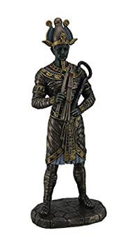 【中古】【輸入品・未使用】Resin Statues Osiris古代クイーンサイズサイズGod of the DeadブロンズFinished Statue 4?X 10.5?X 3インチブロンズモデル# wu77216?a4