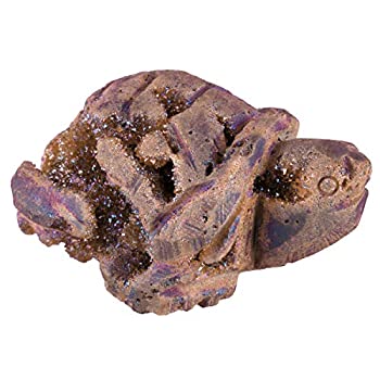 【中古】【輸入品・未使用】mookaitedecor チタンコーティング ドゥルージー メノウ ジオード クリスタル 彫刻像 フィギュア クラフト ポケットストーン 標本 GDSTSU011402 8,506円