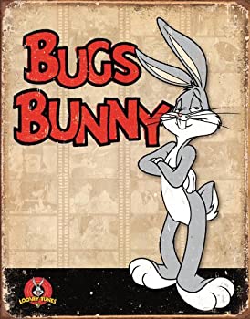 【中古】【輸入品・未使用】バックスバニー★レトロシリーズ★BUGS BUNNY★アメリカンブリキ看板