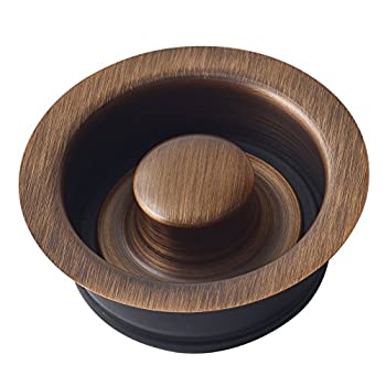 【中古】【輸入品・未使用】Sinkology TD35-01 キッチンシンクディスポーザルフランジ＆ストッパー アンティークコッパー仕上げ