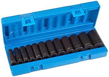 【中古】【輸入品・未使用】Grey Pneumatic 1202D 0.38 in. Drive 12 Piece Deep Set - 12 Point