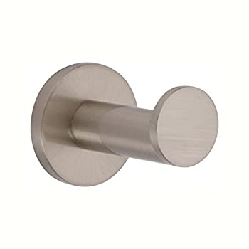【中古】【輸入品・未使用】(Satin Nickel) - Motiv 0210H-15 Sine Single Hook Satin Nickel