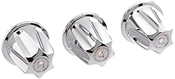 【中古】【輸入品・未使用】Pfister 3-handleタブ\u0026シャワー蛇口withメタルVerveノブハンドル、ポリッシュクローム