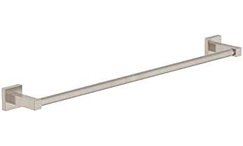 【中古】【輸入品・未使用】(Satin Nickel) - Symmons Duro 60cm Towel Bar in Satin Nickel