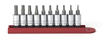 【中古】【インポート品・未当て嵌める】KD Tools KDT80323 10 Piece 1/4 Inch Drive SAE Hex Bit Socket Set