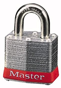【中古】【輸入品・未使用】Master Lock 3RED No. 3 Safety Lockout Padlock Steel Body Red Bumper by Master Lock
