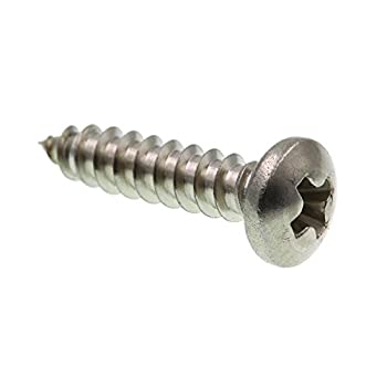 【中古】【輸入品・未使用】prime-line 9018959シートメタルねじ、パンヘッドPhillips、# 4?x 1?/ 2で、ステンレススチール、25パック