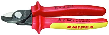 【中古】【輸入品・未使用】Knipex 9518165SBA 6-1/2-Inch Cable Shears - 1000 Volt by KNIPEX Tools