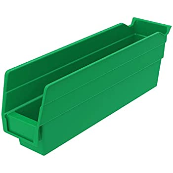 【中古】【輸入品・未使用】akro-mils 30110?12-inch by 2.75-inch by 4インチクリアプラスチックネストシェルフBinボックス、24パック