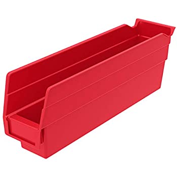 【中古】【輸入品・未使用】akro-mils 30110?12-inch by 2.75-inch by 4インチクリアプラスチックネストシェルフBinボックス、24パック