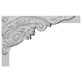 【中古】【輸入品・未使用】Ekena Millwork SB11X07SP-R 11-Inch W by 7-Inch H by 5/8-Inch D Springtime Stair Bracket Right [並行輸入品]