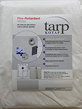 【中古】【39shop】【輸入品・未使用】Kotap★FR-2120 防炎タープ 防水シートが必要な工事現場用 21×20フィート ホワイト(新古品)|アトリエ絵利奈