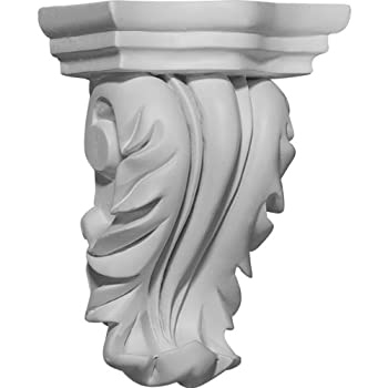 【中古】【輸入品・未使用】Ekena Millwork cor04?X 02?X 4?1?/ 4インチ05bl W x 2?5?/ 8インチD X 5?3?/ 4インチHブラックソーンコーベルの