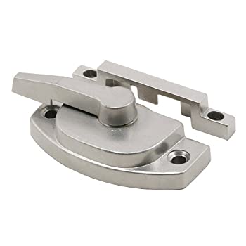 【中古】【輸入品・未使用】(Silver) - Prime-Line Products F 2762 Window Sash Lock with Keeper Cam Action Silver Finish