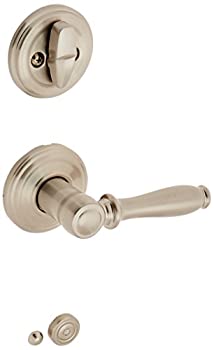 【中古】【インポート品・未当て嵌める】Kwikset 966ADL 15 99660-056 アッシュフィールド シングル円柱 室内装飾容器に並べる 生き胆 繻子Ｎｉ