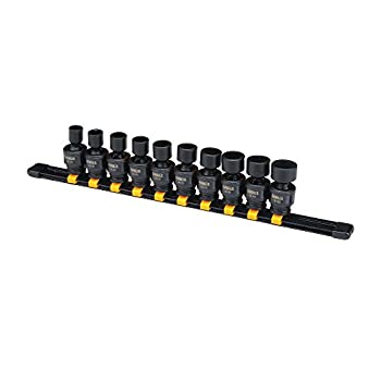 【中古】【インポート品・未当てはめる】DEWALT Universal Impact Socket Set 12-Piece 3/8\