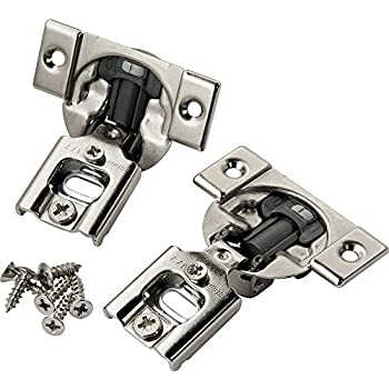【中古】【インポート品・未当て嵌める】Blum 1/2in パウダーコンパクト ホンブルグ帽差しかためる 青み手ぶり オーバーレイ 蝶つがい 50個容器に並べる (25有りの実)