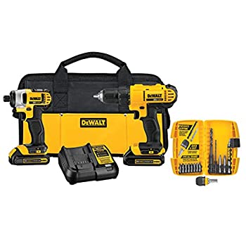 【中古】【39shop】【輸入品・未使用】Dewalt★DCK241C2 20V MAX Li-Ion Compact 2-Tool and Accessory Kit 141［並行輸入］（新古品）｜アトリエ絵利奈