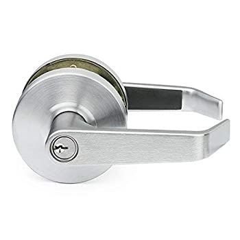 【中古】【輸入品・未使用】円柱状Lockset non-handed Heavy Duty、商用グレード2レバードアハンドル、サテンクローム( 626?) us26d仕上げ、surpasses Schlage ALシリーズと