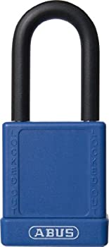 【中古】【輸入品・未使用】ABUS ブルー 1-1/2インチ 74/40 KD 安全ロックアウト 非導電性 鍵付き 異なる南京錠 1-1/2インチシャックル 1個